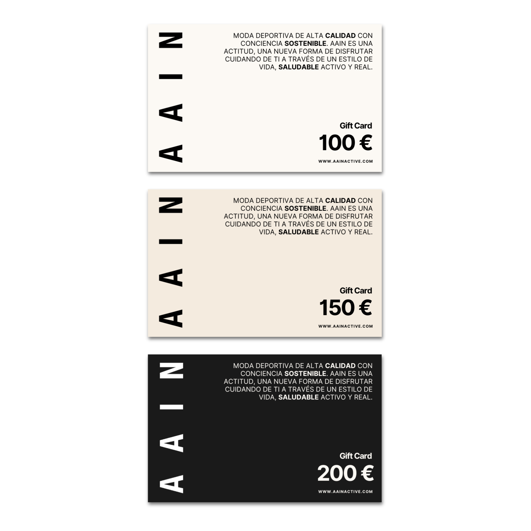 TARJETA REGALO e-GIFT AAIN