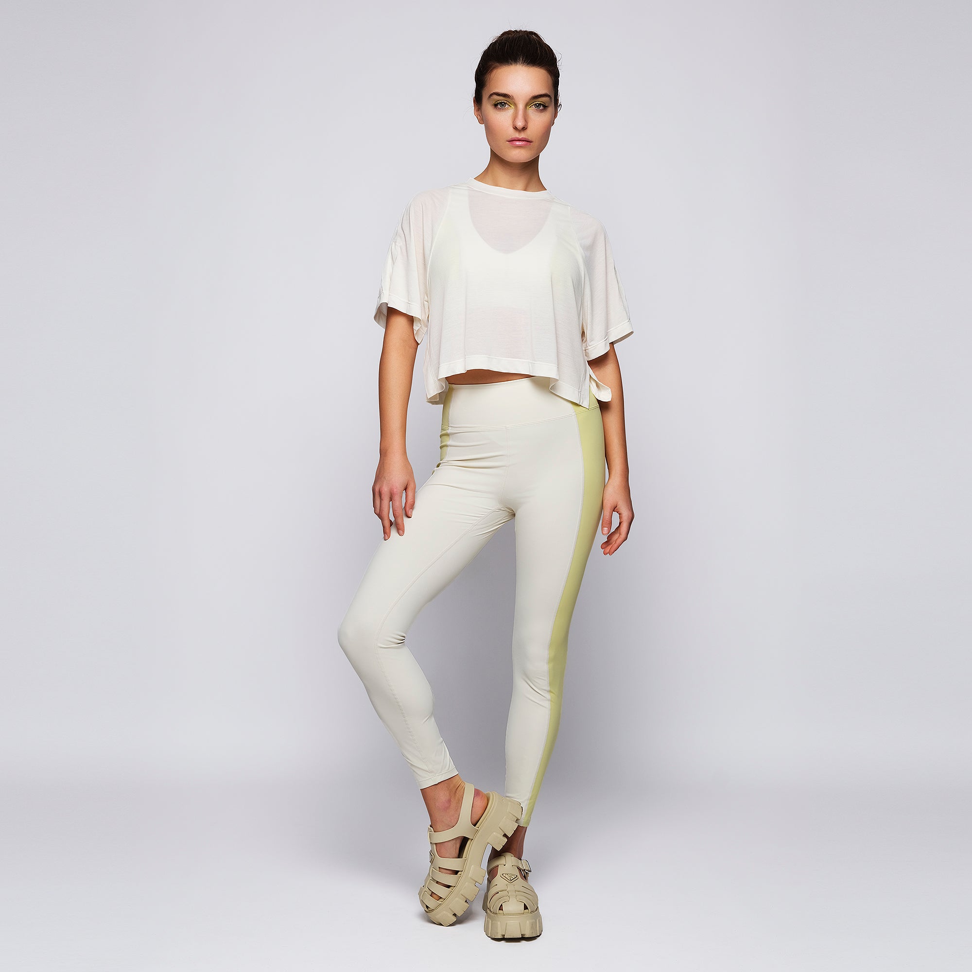 VEGA LIME set top y legging — look completo | BLOOM | AAIN Active