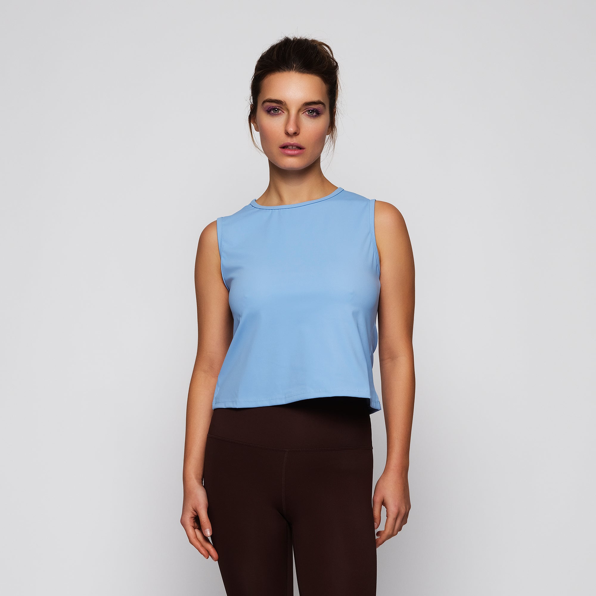 NAI BLUE T-SHIRT azul — vista frontal | BLOOM | AAIN Active
